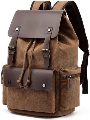 Produktbild von Vintage Herrenrucksack für 13" Laptop-Rucksack.