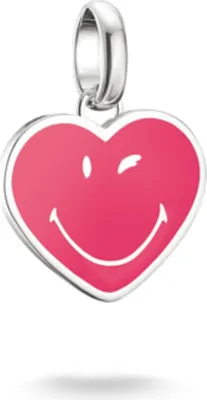 Obrázek produktu pro Thomas Sabo SMILEYWORLD® Heart Charm-Anhänger Connect Silber