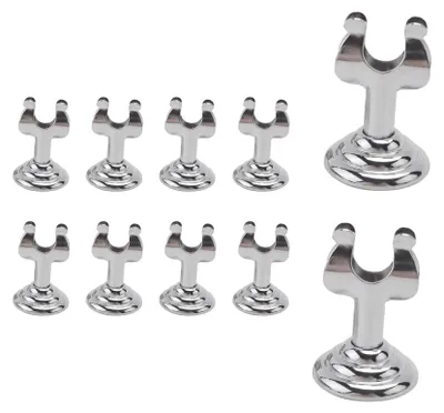 Menübord-Ständer mit Tafelnummerhaltern, 10 Stück, Metall