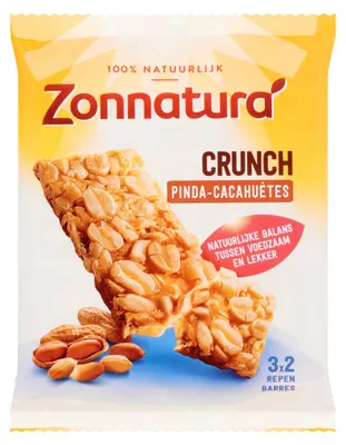Productafbeelding van Zonnatura Pinda Crunch  (3 X 45 gr)