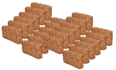 Produktbild von KOTARBAU® Natürlich & Torffrei Kokoserde für Pflanzen und Terrarium 24 x 500 g - 120 Liter Blumenerde aus Kokosfaser