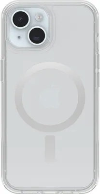 Image de OtterBox Symmetry Clear pour MagSafe Series pour Apple iPhone 16e/15/14/13, transparente