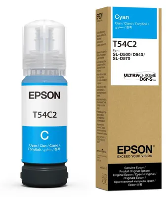 Produktbild von Epson T54C Cyan SURELAB SL-D500, Kompatibel, Cyan, Epson, SureLab SL-D500, 70 ml, 70 ml