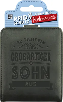 Produktbild von Echter Kerl Männer Portemonnaie Geldbörse Herren- Sohn