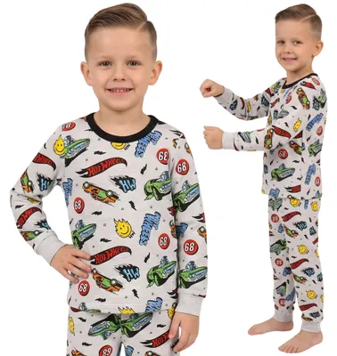 Produktbild von Hot Wheels Baumwoll-Pyjama Jungen, 2-teilig, , 116