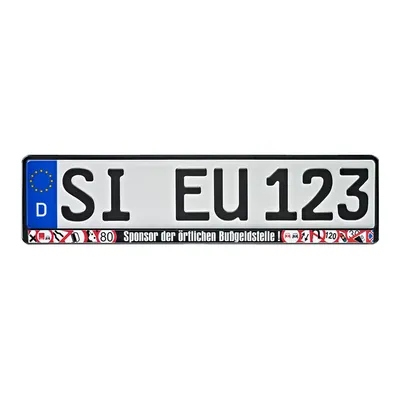 Produktbild von UTSCH ERUSTAR Kennzeichenhalter Bußgeldstelle