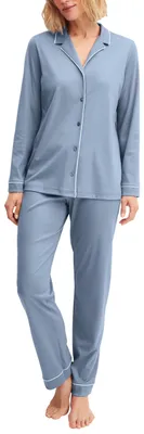 Produktbild von CALIDA Night Lovers Pyjama Damen Aura Blue 40-42