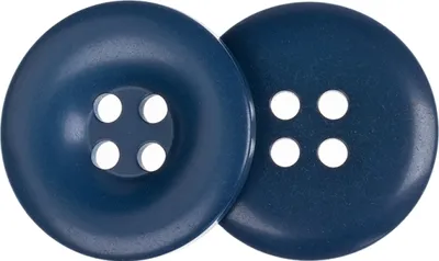 Zdjęcie produktu dla Zestaw 6 guzików - średnica 28 mm - niebieski