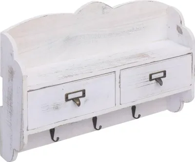 Obrázok produktu pre vidaXL Nástenná šatníková skriňa biela 50 x 10 x 34 cm drevo