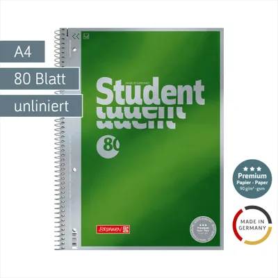 Produktbild von BRUNNEN Collegeblock Student Premium A4 blanko