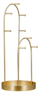 Obrázok produktu pre Gilde Schmuckständer, "Modern", Metall, goldfarben, VE 3, L. 13 cm, B. 13 cm, H. 31 cm