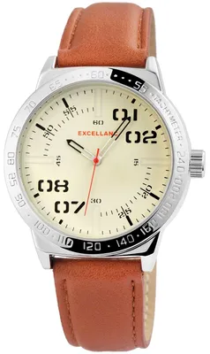 Produktbild von Herrenuhr Kunstleder EX0308 Mineralglas
