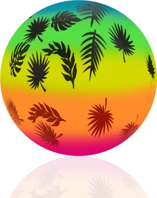 Produktbild von Garten Gummiball Strand Wasserdicht Spiel Regenbogen Spass Für Kinder