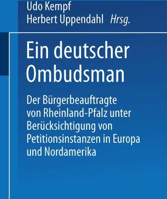Produktbild von Ein deutscher Ombudsman