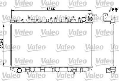 Produktbild von VALEO 731659 Kühler Wasserkühler Motorkühler