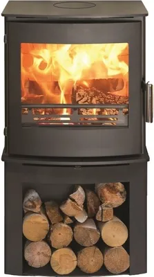 Obrázek produktu pro Krbová kamna Hede 4 AIR, externí přívod vzduchu + dřevník