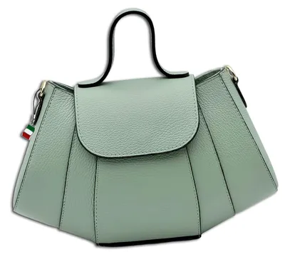 Produktbild von Florence Damen Schultertasche Echtleder Tasche hellgrün OTF863L2