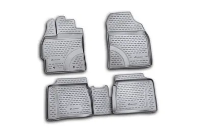 Image de ELEMENT Tapis de sol 3D en caoutchouc compatibles avec Toyota Prius, à partir de 2009 | 4 pièces
