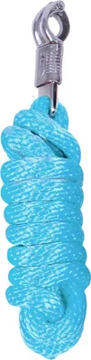 Produktbild von Anbindestrick QHP Führstrick mit Panikhaken ARBO-INOX® Farbe - hellblau