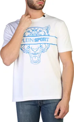 Produktbild von PLEIN SPORT WEISSES KURZARM-T-SHIRT FÜR HERREN : Farbe - Weiß, Größe - L Größe: L Farbe: Weiß