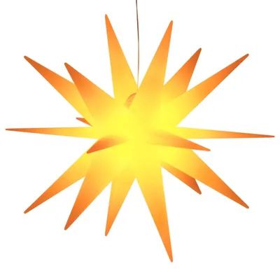 Immagine prodotto di vidaXL Stella di Natale LED pieghevole gialla 100 cm