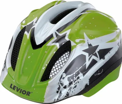 Produktbild von Levior Kinderhelm Primo "Green Stars"
