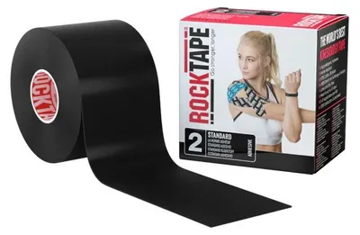 Produktbild von RockTape Classic Kinesiotape 5 cm x 5 m Schwarz