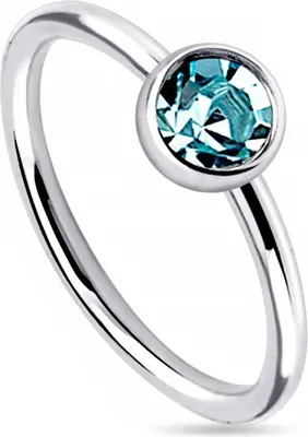 Produktbild von Nasenpiercing Septum Ring Nasenring Piercing Nasen Zirkonia Kristall Klemmring BCR