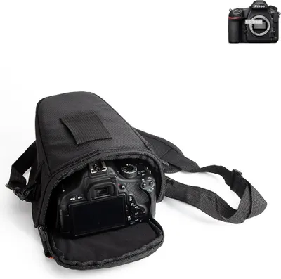 Produktbild von K-S-Trade Kameratasche Fototasche Schultertasche Umhängetasche kompatibel mit Nikon D850 Colt  für Systemkameras Schutzhülle bag Zubehörtasche
