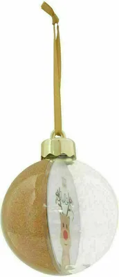 Produktbild von Deknudt S66FJ5 Goldglitzer-Weihnachtshülle zum Einstecken eines Fotos