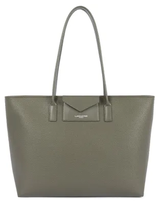Image de Lancaster Sac cabas épaule Zippé Maya Double KBA Kaki