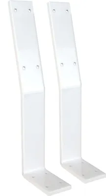 Immagine prodotto di Natural Goods Berlin Supporto per schienale ALL AROUND, supporto per schienale per panca e sedia o letto, bianco, 2 pezzi