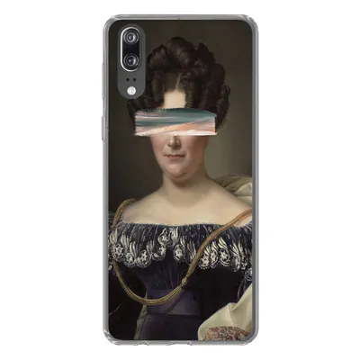 Produktbild von MuchoWow® Handyhülle Schutzhülle Hülle für Huawei P20 Malerei - Farbe - Regenbogen Silikon Softcase Handy Hülle - Hardcover