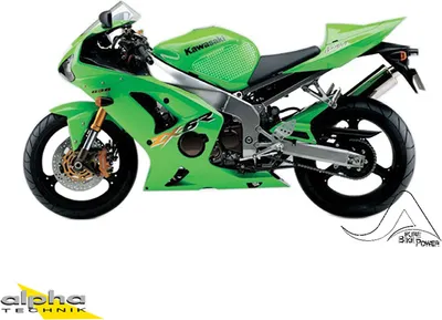 Produktbild von Stompgrip schwarz, Kawasaki ZX6R/RR, ZZR600 ZZR600 ZX600E