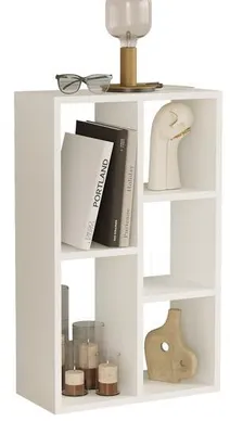 Produktbild von Monaco Bücherregal 5 Fächer 81x49x23,5 cm Weiß