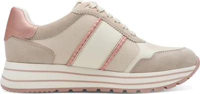 Produktbild von Tamaris Damen Schnürschuh Vegan Textil 1-23797-46, Größe:39 EU, Farbe:Rosa