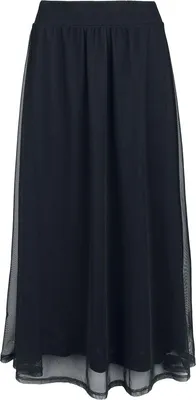 Produktbild von RED by EMP Damen schwarzer mittellanger Rock L