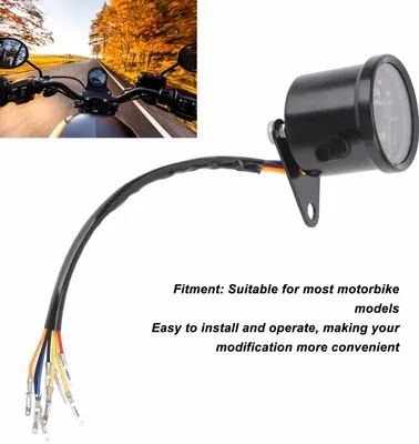 Image de Compteur de vitesse pour moto, robuste, haute précision, indicateur de vitesse fiable pour la plupart des modèles