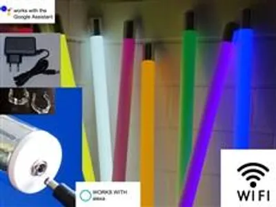 Produktbild von 4358 SMART WiFi ALEXA Google Assistant LED Stab 123cm RGB Sprachsteuerung