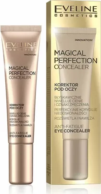 Produktbild von EVELINE Magical Perfection Concealer Augenabdeckstift zum Korrigieren dunkler Augenringe und Anzeichen von Müdigkeit 02 Medium 15ml