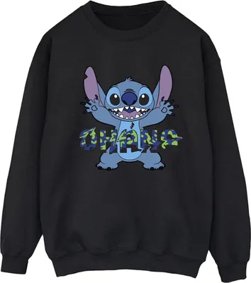 Produktbild von Disney - "Ohana" Sweatshirt für Damen BI22848 (XL) (Schwarz)