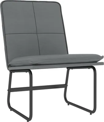 Produktbild von vidaXL Loungesessel Grau 54x75x76 cm Kunstleder