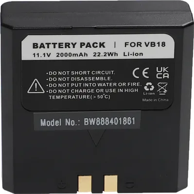 Produktbild von vhbw Akku Ersatz für Godox VB19, VB18 für Blitzgerät, Kamera-Blitz (2000 mAh, 11,1 V, Li-Ion)