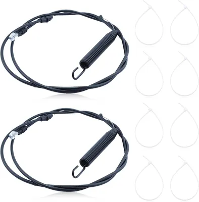 Produktbild von Kupplungsseil Set, 2 Stück, Ersatz für 435111, 532435111, mit Kabelbindern, für Gartengeräte
