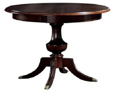 Produktbild von Esstisch Tisch Tische Echtholz Holztisch Klassischer Barock Rundtisch Esszimmer