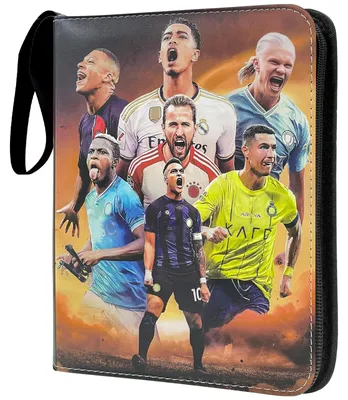 Productafbeelding van Voetbalcollectiealbum, 100 pagina's, zwart, voor verzamelingen