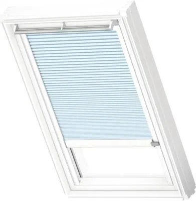 Obrázek produktu pro Plisé roleta na střešní okno VELUX na solární pohonUK08 1169KWL modrá