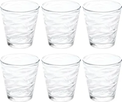 Produktbild von 6er-set transparenter becher  - Atmosphera créateur d'intérieur