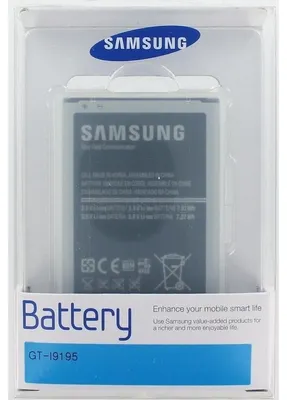 Produktbild von Akku für Samsung Galaxy S4 Mini Duos NFC Li-Ion 3,8 Volt 1900 mAh schwarz.