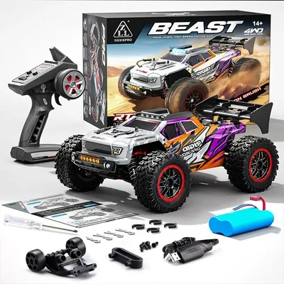 Produktbild von Ferngesteuertes Offroad-Auto - SG316MAX PRO - PRO mit 1 Akku - Maßstab 1:14 - 4WD - Bürstenloser Motor - 80 km/h - LED-Beleuchtung